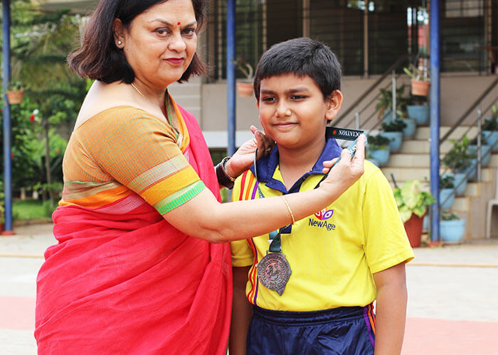 Award ceremony at NewAge World School - International Schools in North Bangalore