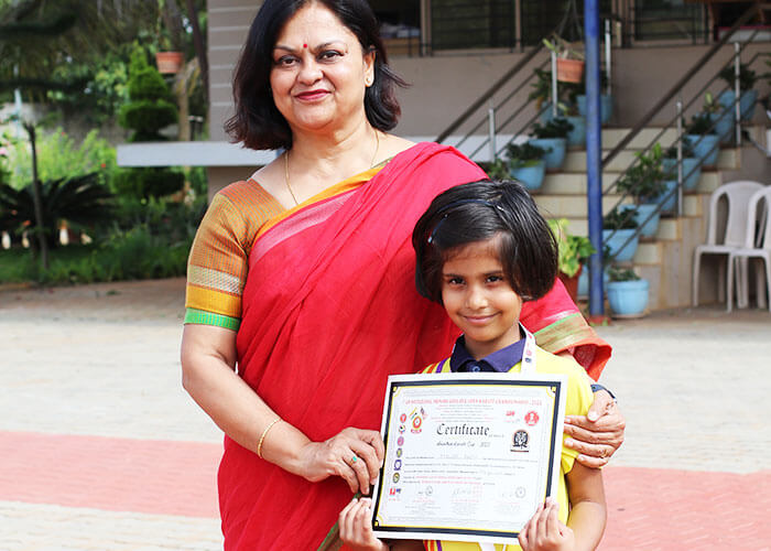 Certificates of merit awarded at NewAge World School - International Schools in North Bangalore