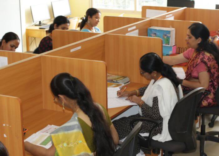 Geometry concepts being taught through smartboards in a digital classroom at NewAge World School, Yelahanka, Bangalore.