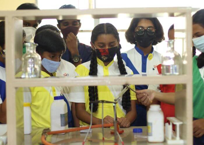 State-of-the-art lab infrastructure at NewAge World School with modern science, computer, math, and language labs in North Bangalore
