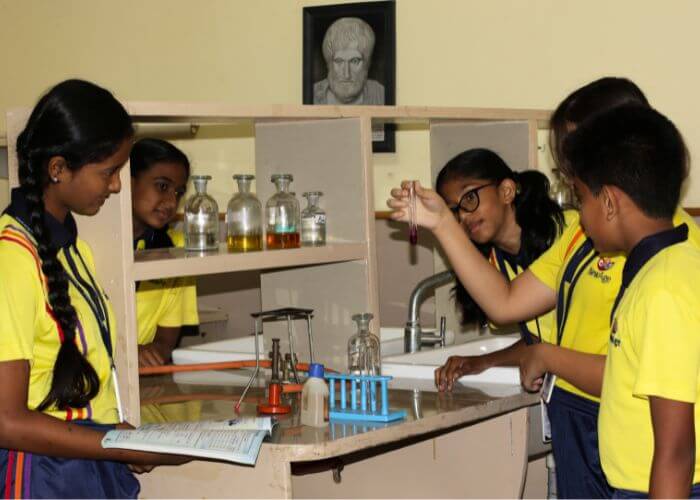 State-of-the-art lab infrastructure at NewAge World School with modern science, computer, math, and language labs in North Bangalore 