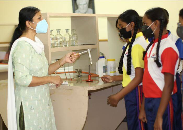 State-of-the-art lab infrastructure at NewAge World School