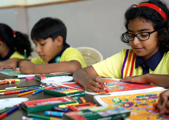 Beyond art forms: Students learning creative techniques and skills